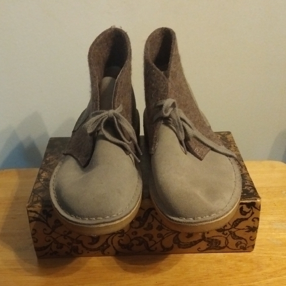 Brown Suede Ankle Boots - Picture 1 of 6